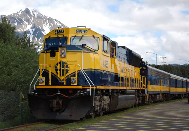 ALASKA RAILROAD TRAIN
