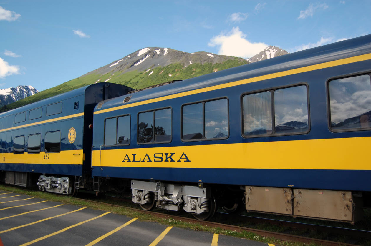 Alaska Railroad Train. Photo: Fyodor Soloview, Anchorage, Alaska.