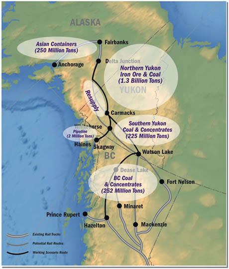 British Columbia coal and Yukon iron