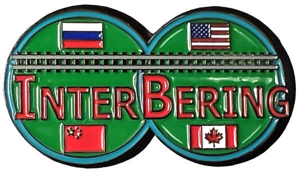 InterBering company pin with logo