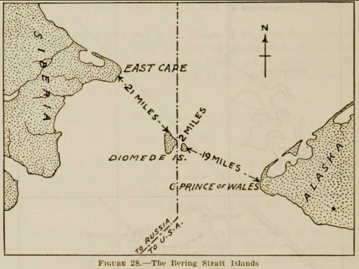 Bering Strait Diomede Islands